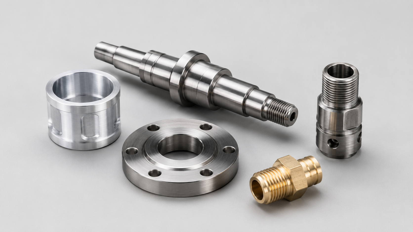 Overview of custom CNC machined rotational components