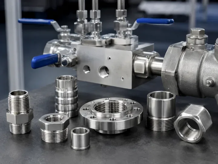Steel CNC machined parts used for material and heat-treatment review